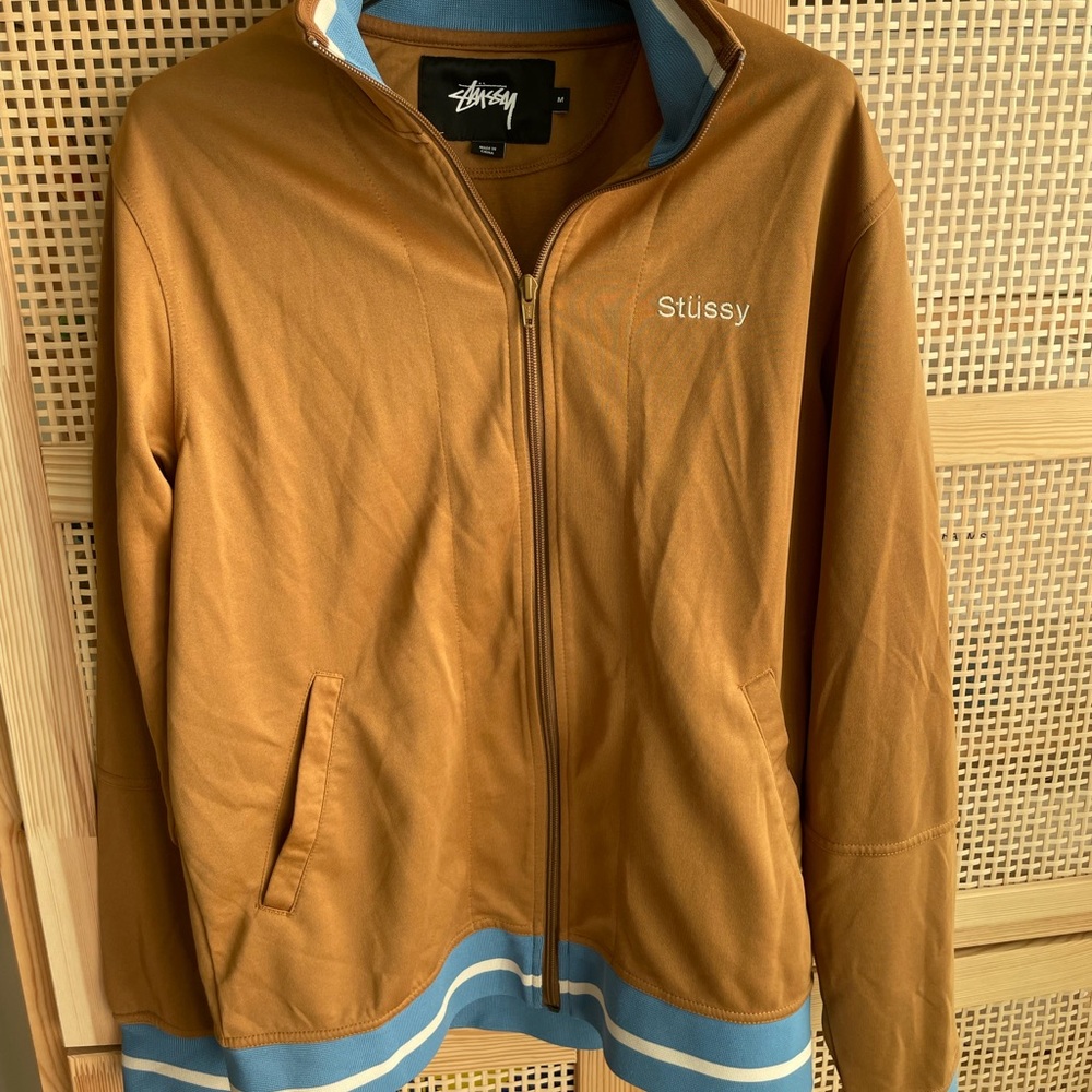 Stussy poly track jacket, good condition.
